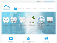 Tablet Screenshot of clinicadentalmartinez.com